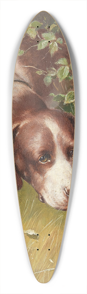 Carl Reichert - A Little Friend 39.3 inch art pintail longboard deck