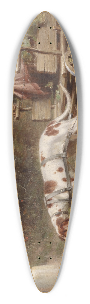 Carl Reichert - Auf dem Weg zum Markt 39.3 inch art pintail longboard deck