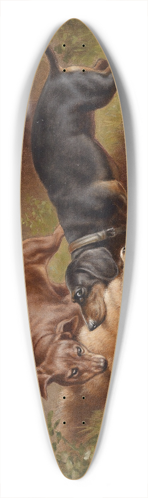 Carl Reichert - Jagdbeute 39.3 inch art pintail longboard deck