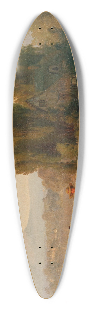Carl Schlesinger - Hirtenszene 39.3 inch art pintail longboard deck