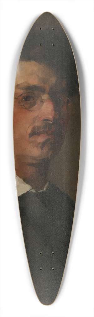 Carl Schuch - Selbstportrt 39.3 inch art pintail longboard deck