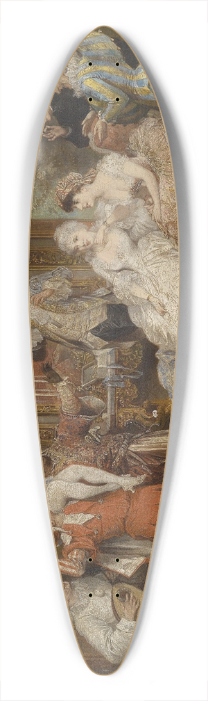 Carl Schweninger, Jr - Karneval 39.3 inch art pintail longboard deck