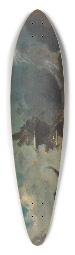 Carl Spitzweg - Hamlet und der Geist seines Vaters 39.3 inch art pintail longboard deck