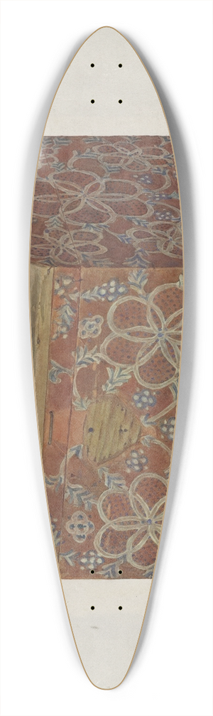 Carl Strehlau - Pa. German Chest 39.3 inch art pintail longboard deck