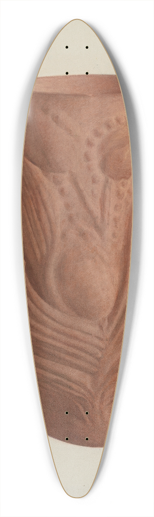 Carl Strehlau - Pa. German Pitcher 39.3 inch art pintail longboard deck