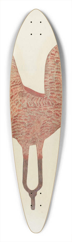 Carl Strehlau - Weather Vane Rooster 39.3 inch art pintail longboard deck
