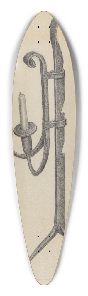 Carl Weiss - Candlestand 39.3 inch art pintail longboard deck