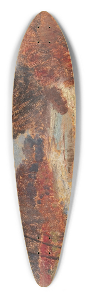 Carl Weiss - Donau-Au 39.3 inch art pintail longboard deck