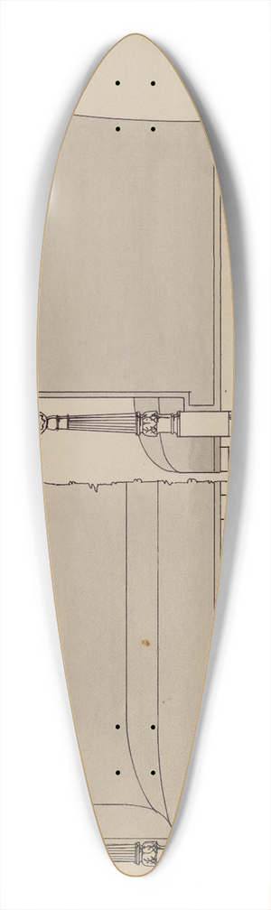 Carl Weiss - Sofa 39.3 inch art pintail longboard deck
