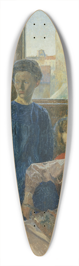 Carl Wilhelmson - Woman Painters 39.3 inch art pintail longboard deck