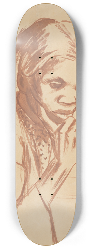 Blanche Grambs - Portrait 8.25 inch art skate deck