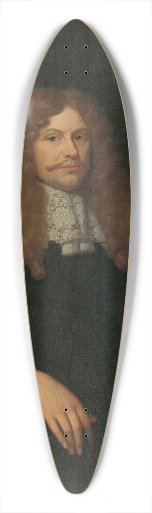 Caspar Netscher - Portrait of Cornelis Backer (1633-81), councillor, alderman, and colonel of the Amsterdam militia 39.3 inch art pintail longboard deck