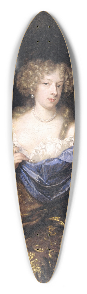 Caspar Netscher - Portrait of Helena Ctaharina de Witte 91661-95), wife of Iman mogge, lord of Haamstede 39.3 inch art pintail longboard deck