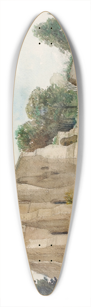 Cass Gilbert - Battle Abbey 39.3 inch art pintail longboard deck