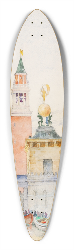 Cass Gilbert - Venice 39.3 inch art pintail longboard deck