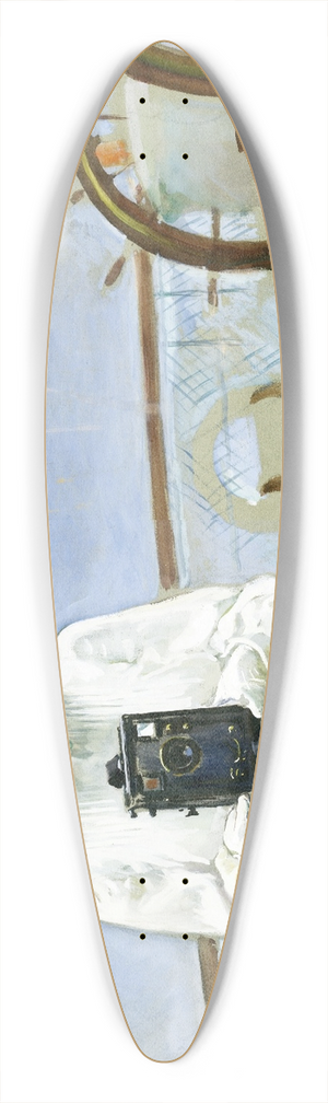 Cecilio Pl y Gallardo - Fashion illustration 39.3 inch art pintail longboard deck