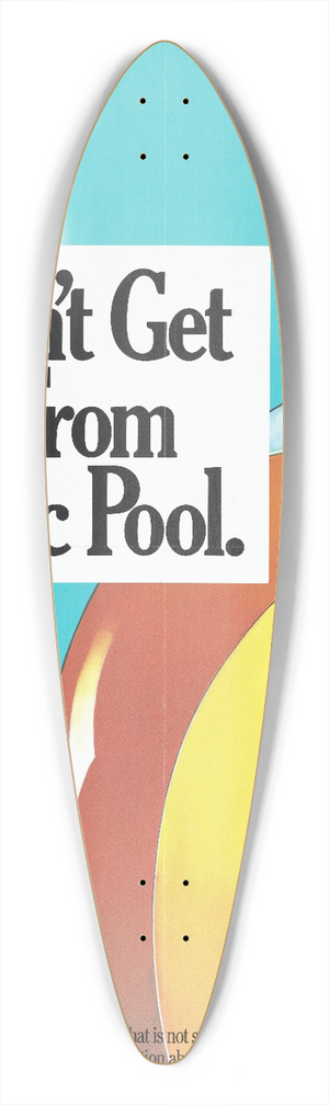 Centers for Disease Control and Prevention - You wont get AIDS from a public pool 39.3 inch art pintail longboard deck