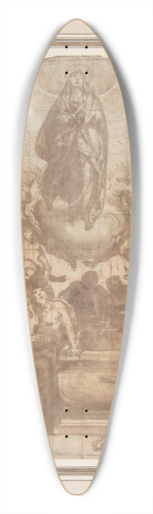 Cesare Nebbia - The Assumption of the Virgin 39.3 inch art pintail longboard deck
