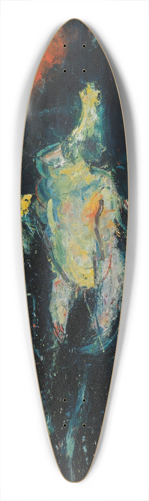 Cham Soutine - La volaille pendue aux briques rouges 39.3 inch art pintail longboard deck Cham Soutine - La volaille pendue aux briques rouges 39.3 inch art pintail longboard deck