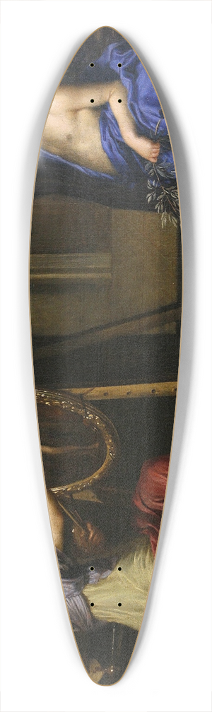 Charles Alphonse Du Fresnoy - Allegory of Painting 39.3 inch art pintail longboard deck