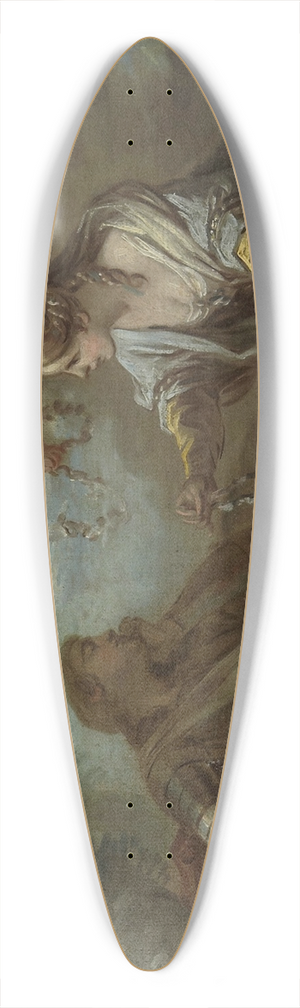 Charles-Andr van Loo - Rinaldo and Armida 39.3 inch art pintail longboard deck