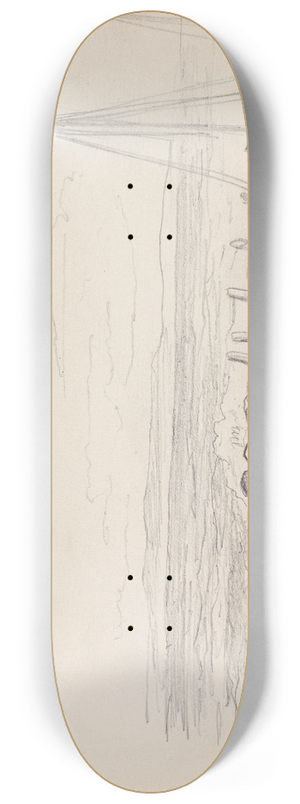 Adolph Tidemand - Fra Arild, Kullen 8.25 inch art skate deck