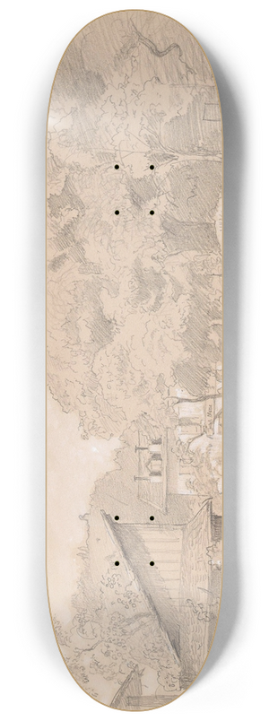 Adolph Tidemand - Fra Glion 8.25 inch art skate deck