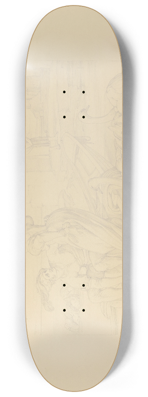 Bonaventura Genelli - Aus dem Leben eines Wstlings; II. Die Fahrt auf dem Wasser 8.25 inch art skate deck