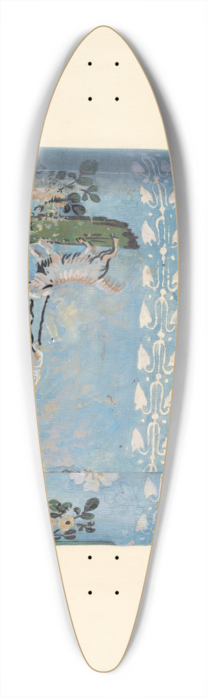 Charles Caseau - Bandbox 39.3 inch art pintail longboard deck