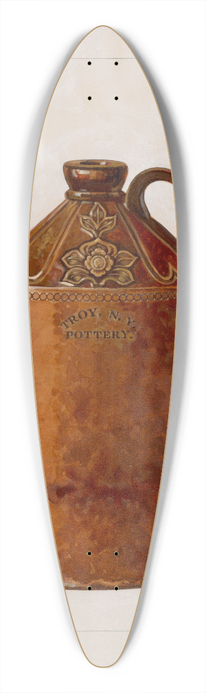 Charles Caseau - Bottle 39.3 inch art pintail longboard deck