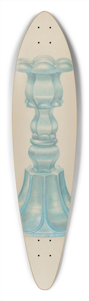 Charles Caseau - Candlestick 39.3 inch art pintail longboard deck