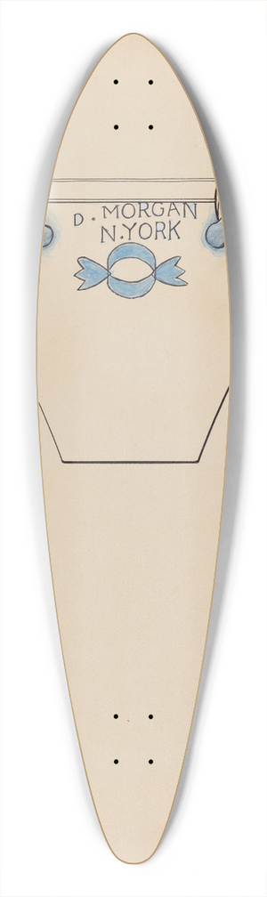 Charles Caseau - Crock 39.3 inch art pintail longboard deck