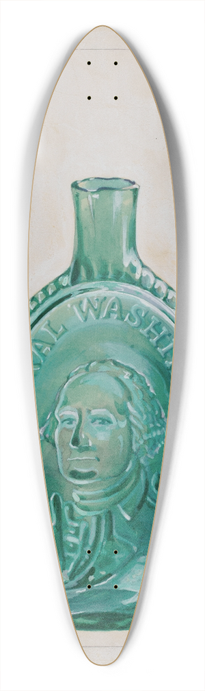 Charles Caseau - Flask 39.3 inch art pintail longboard deck