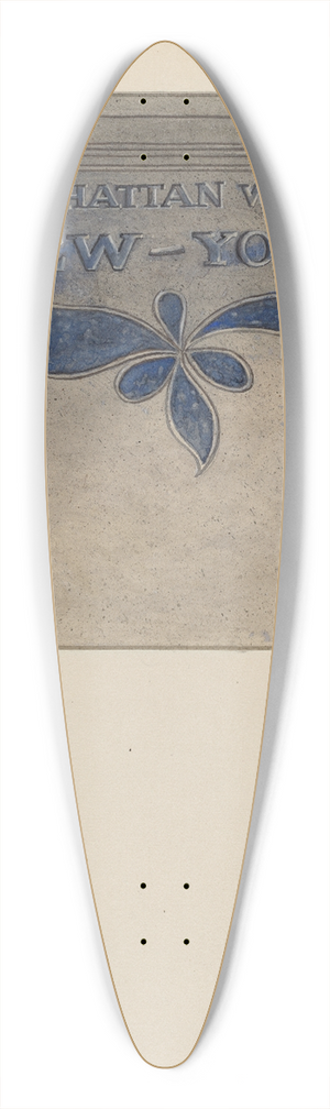 Charles Caseau - Jar 39.3 inch art pintail longboard deck