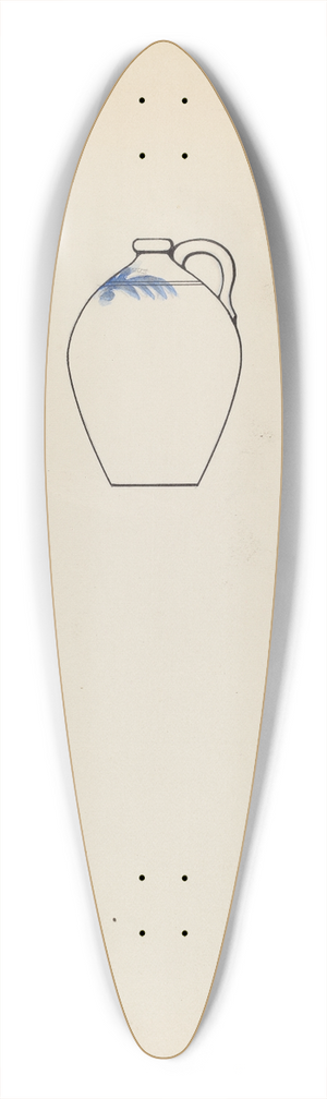Charles Caseau - Jug 39.3 inch art pintail longboard deck