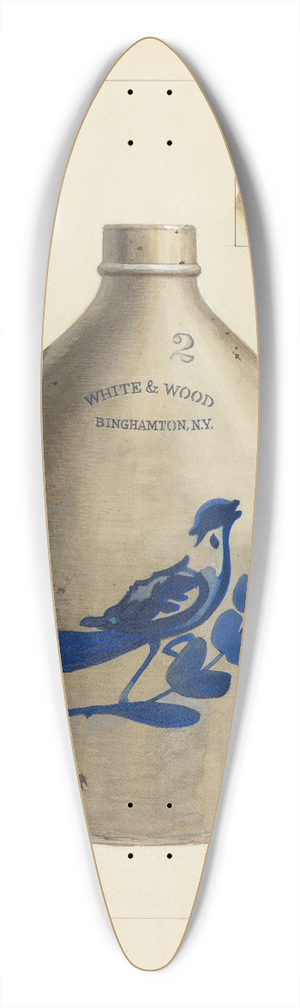 Charles Caseau - Jug 39.3 inch art pintail longboard deck