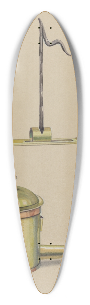 Charles Caseau - Lamp 39.3 inch art pintail longboard deck