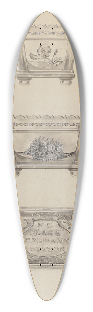 Charles Caseau - Salt Cellar 39.3 inch art pintail longboard deck