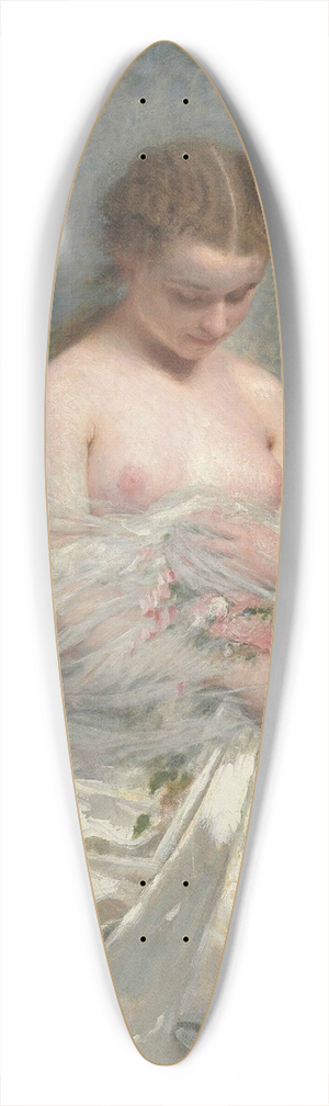 Charles Chaplin - Jeune fille aux seins nus 39.3 inch art pintail longboard deck