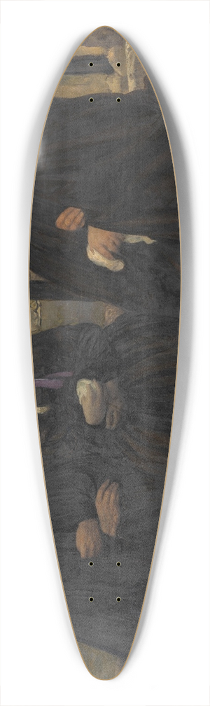 Charles Cottet - Breton Women in Mourning 39.3 inch art pintail longboard deck Charles Cottet - Breton Women in Mourning 39.3 inch art pintail longboard deck