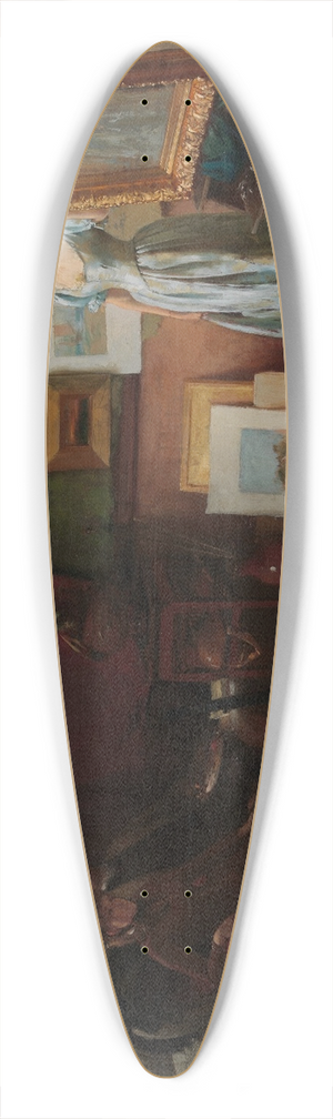 Charles Courtney Curran - Fair Critics 39.3 inch art pintail longboard deck