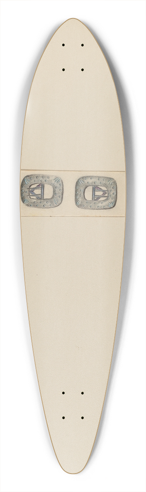 Charles Criswell - Mens Stock Buckles 39.3 inch art pintail longboard deck