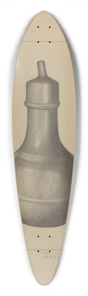 Charles Cullen - Nursing Bottle 39.3 inch art pintail longboard deck