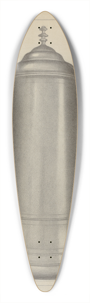Charles Cullen - Pewter Flagon 39.3 inch art pintail longboard deck