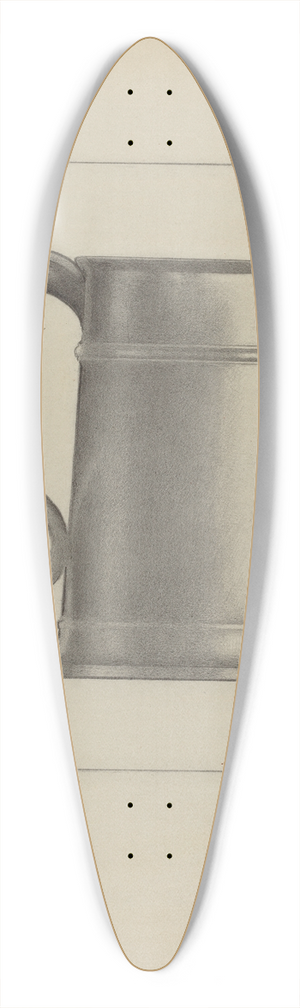 Charles Cullen - Pewter Mug 39.3 inch art pintail longboard deck Charles Cullen - Pewter Mug 39.3 inch art pintail longboard deck