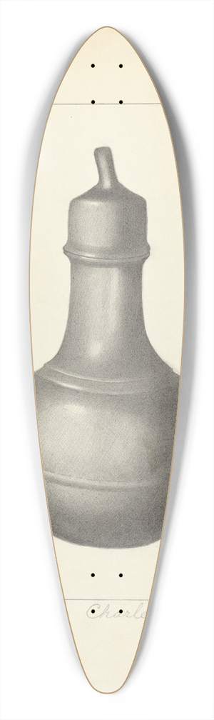 Charles Cullen - Pewter Nursing Bottle 39.3 inch art pintail longboard deck
