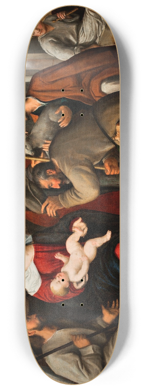 Bonifacio Veronese - The Adoration of the Shepherds 8.25 inch art skate deck