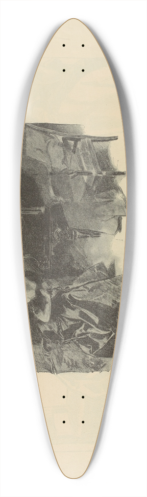 Charles Dana Gibson - Halloween fancies 39.3 inch art pintail longboard deck