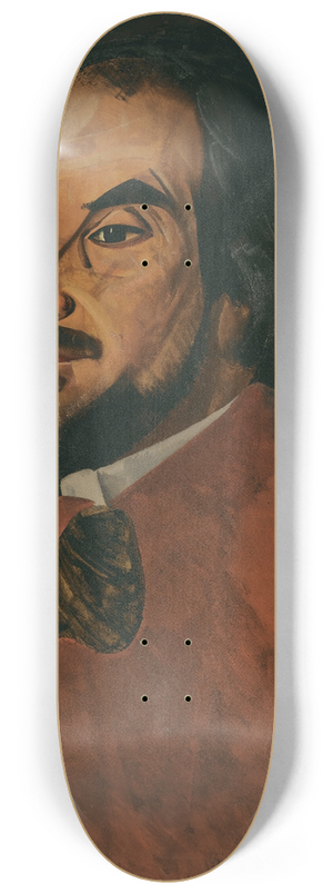 Boris Grigoriev - Portrait of An Actor Said To Be Nikolai Alexandrov 8.25 inch art skate deck