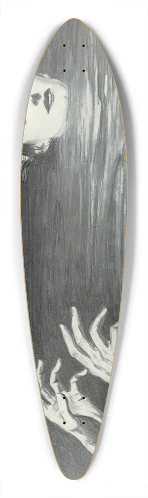 Charles Dana Gibson - In the swim 39.3 inch art pintail longboard deck